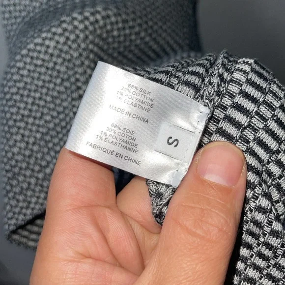 Proenza Schouler White Label Micro Stripe Rib Knit Dress S - Picture 7 of 8